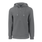 Cutter & Buck Roam Eco Half Zip Recycled Mens Hooded Pull...